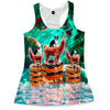 Llama Frenchie Donuts Racerback