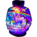 Frenchie Llama Hoodie