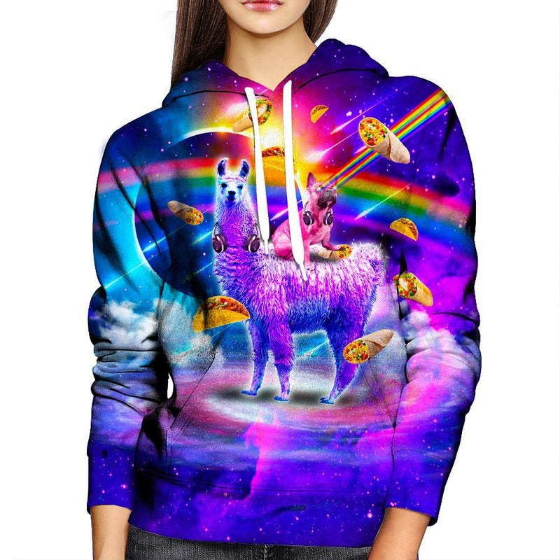 Llama Womens Hoodie