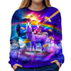 Llama Womens Sweatshirt