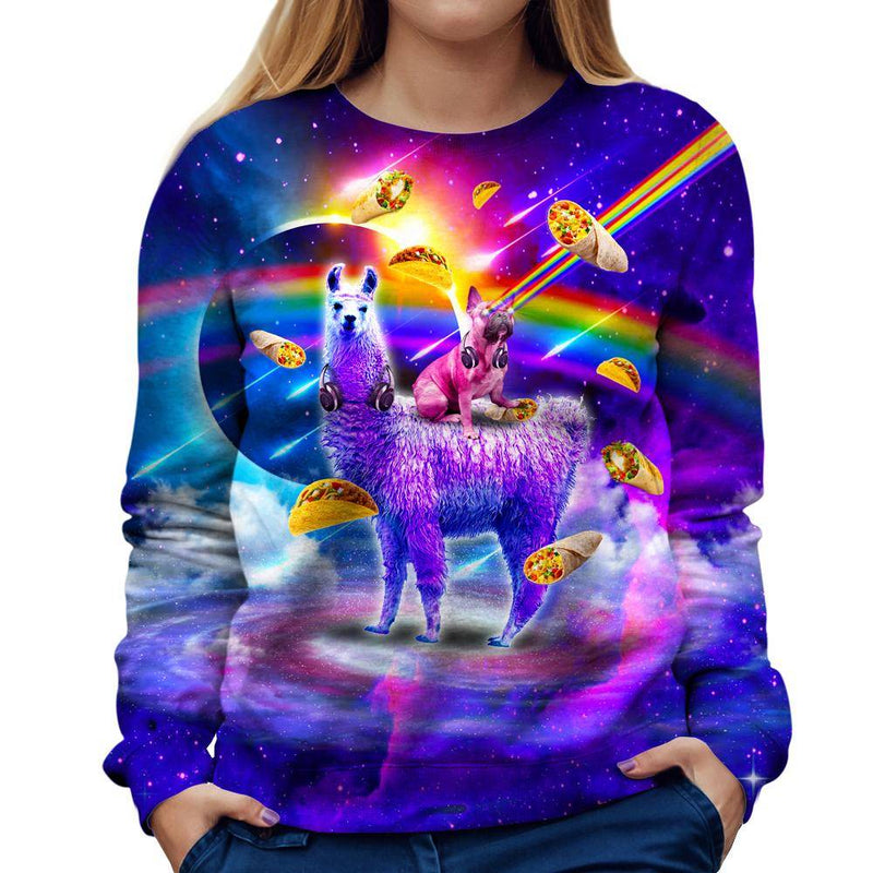 Llama Womens Sweatshirt