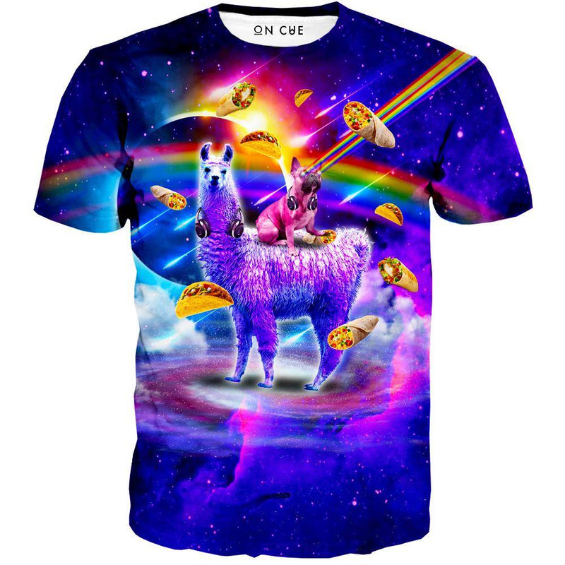 Frenchie Llama T-Shirt