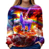 Llamas Womens Sweatshirt