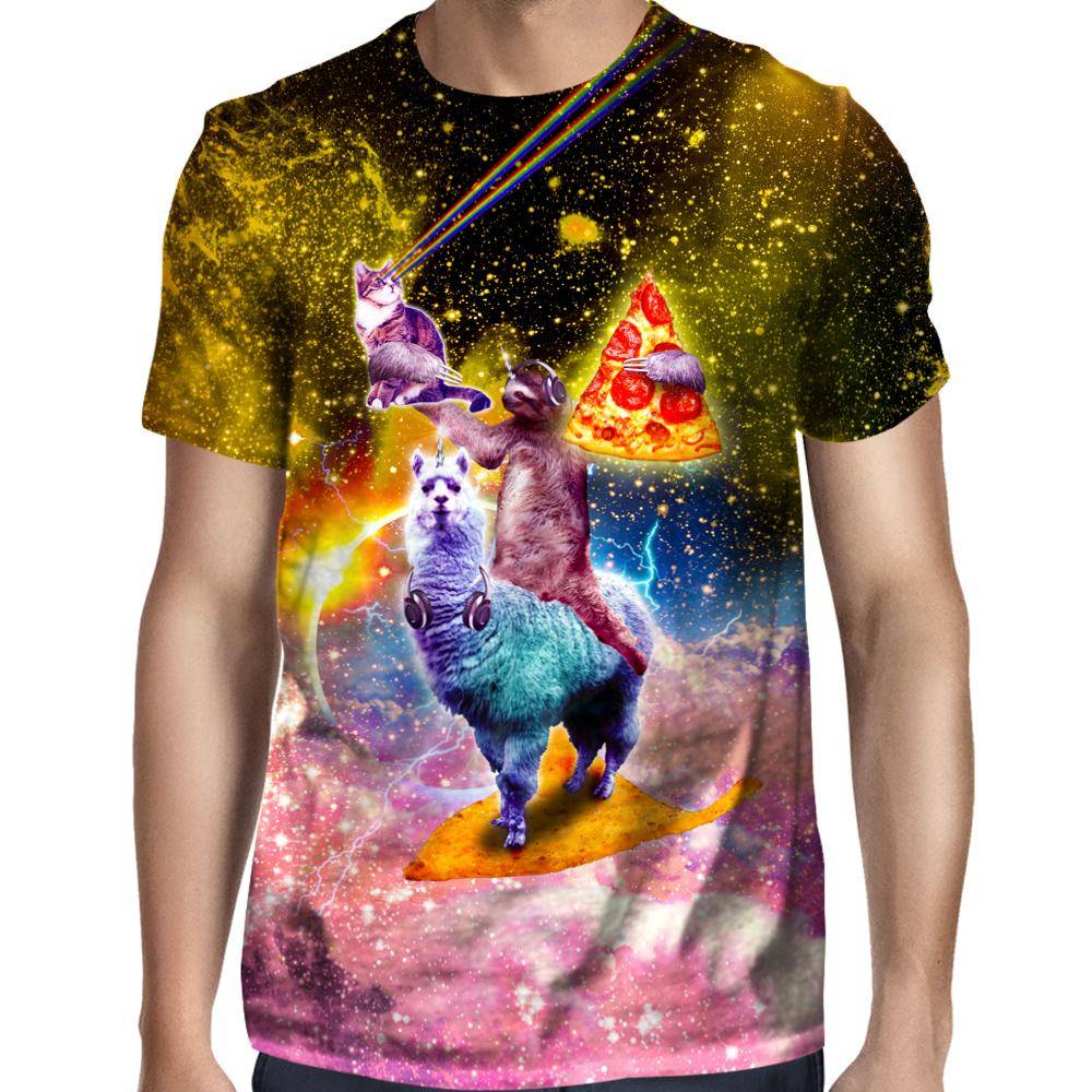 Llama And Sloths Epic Adventure T-Shirt – On Cue Apparel