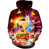 Llama Burger Womens Hoodie