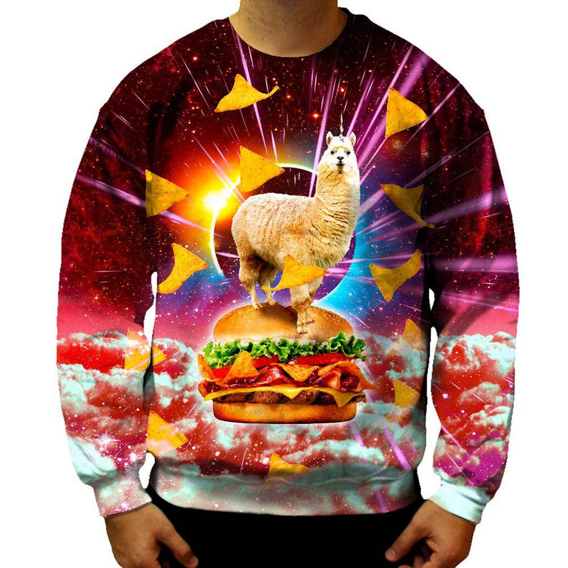 Llama Burger Sweatshirt