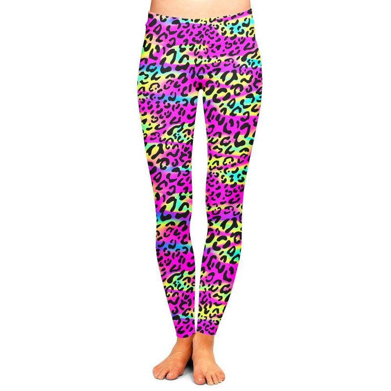 Rainbow Leopard Leggings