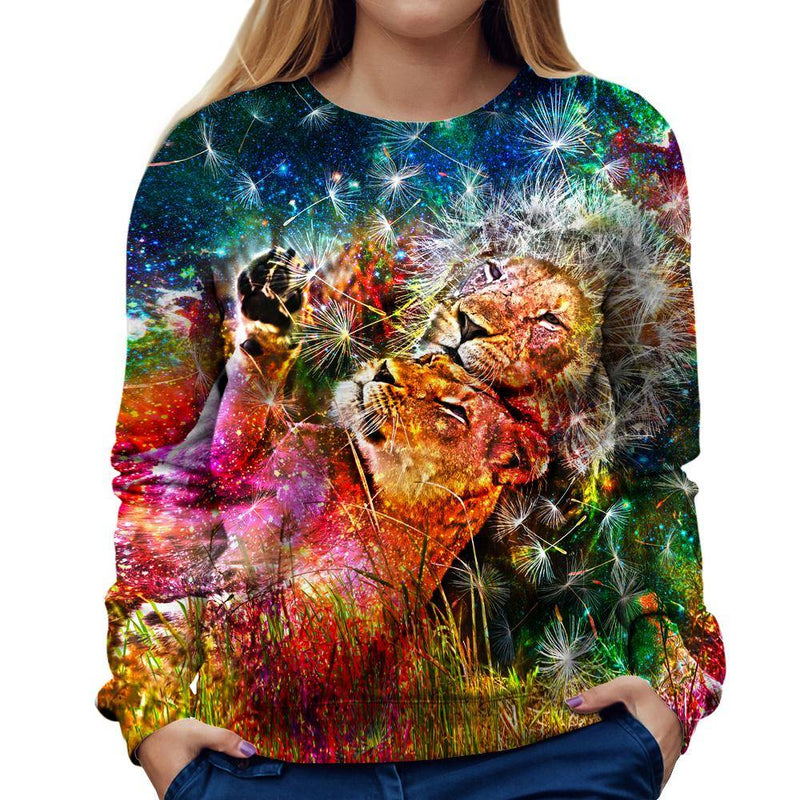 Lion Womens Sweatshirt