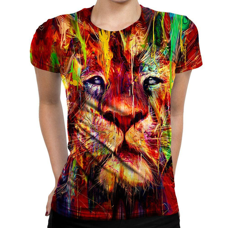 Lion Womens T-Shirt