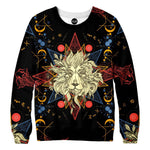 Lion Zodiac Womens Sweatshirt