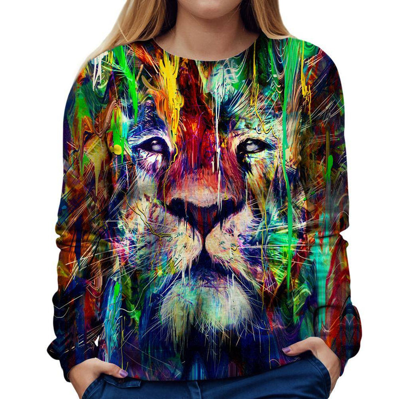 Lion Womens Sweatshirt