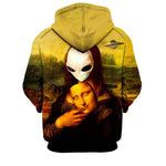 Alien Mona Lisa Hoodie