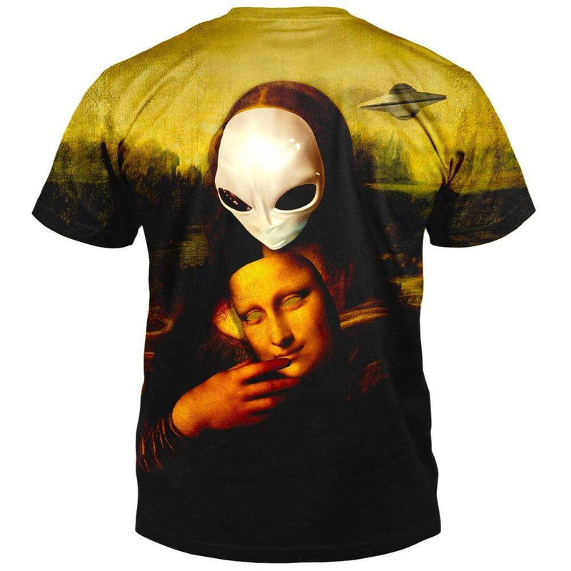 Alien Mona Lisa T-Shirt