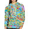 Map Womens Hoodie