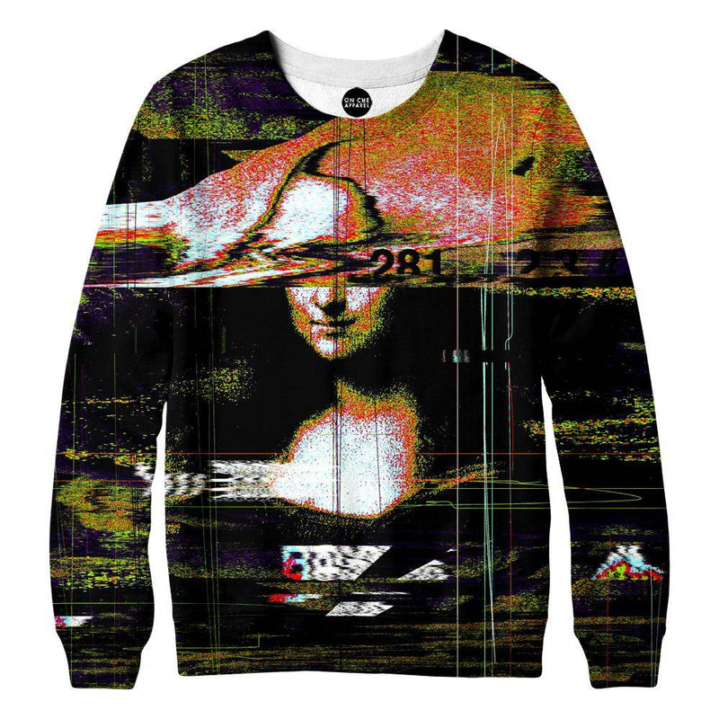 Mona Lisa Colored Glitch Sweatshirt
