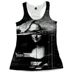 Mona Lisa Glitch Racerback