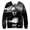 Mona Lisa Glitch Womens Sweatshirt