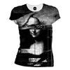 Mona Lisa Glitch Womens T-Shirt
