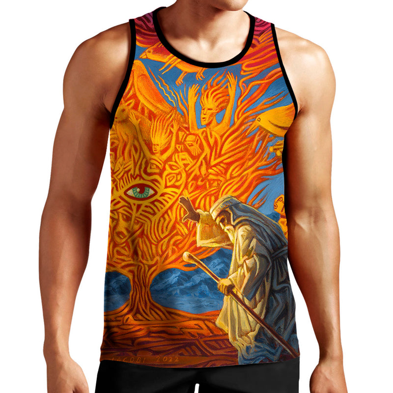 Moses And The Burning Bush Tank Top