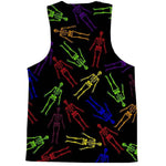 Neon Skeleton Tank Top