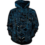 Night City Lights Womens Hoodie