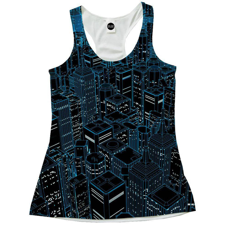 Night City Lights Racerback