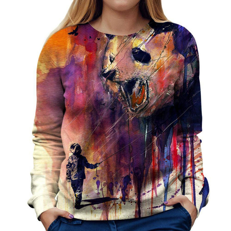 Panda Womens Sweatshirt