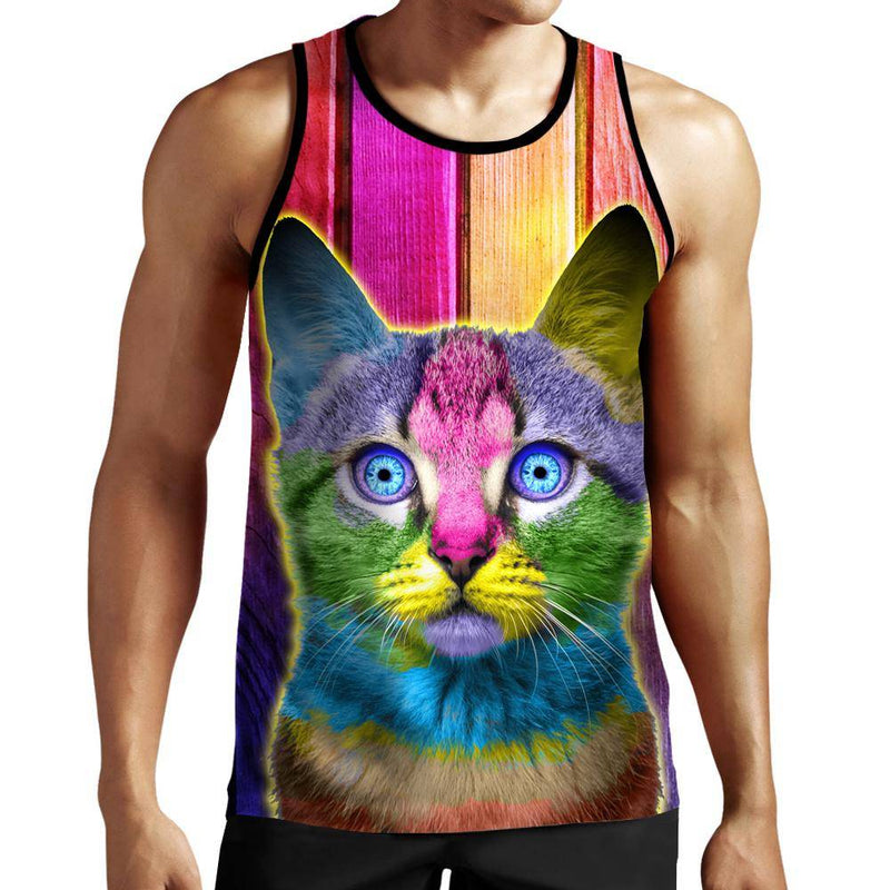 Paint Kitty Tank Top
