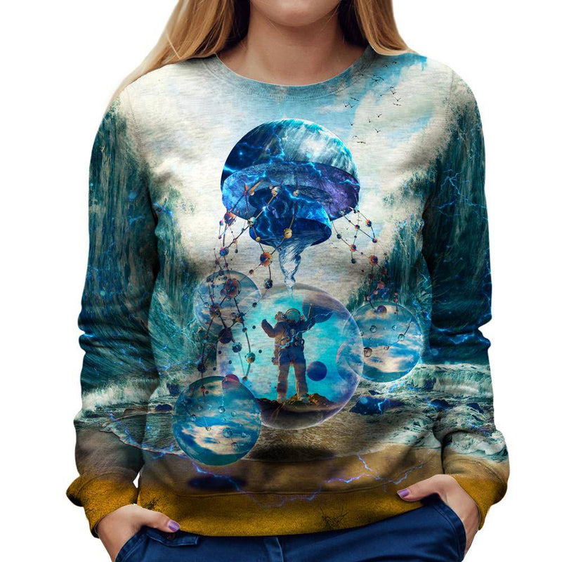 Astronaut Womens Sweatshirt