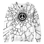 Peacebreaker White Womens Sweatshirt