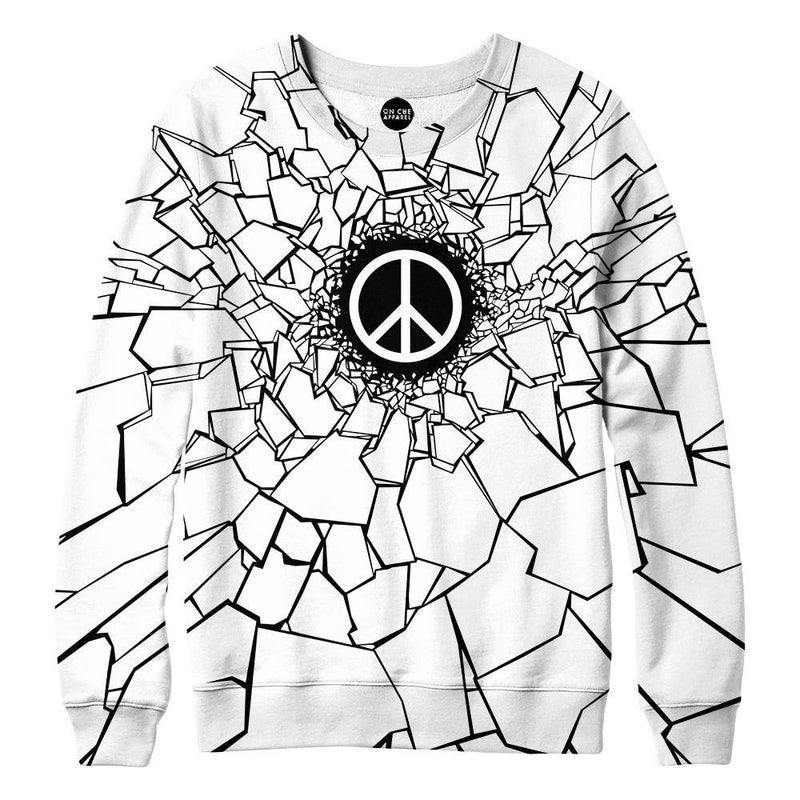 Peacebreaker White Womens Sweatshirt