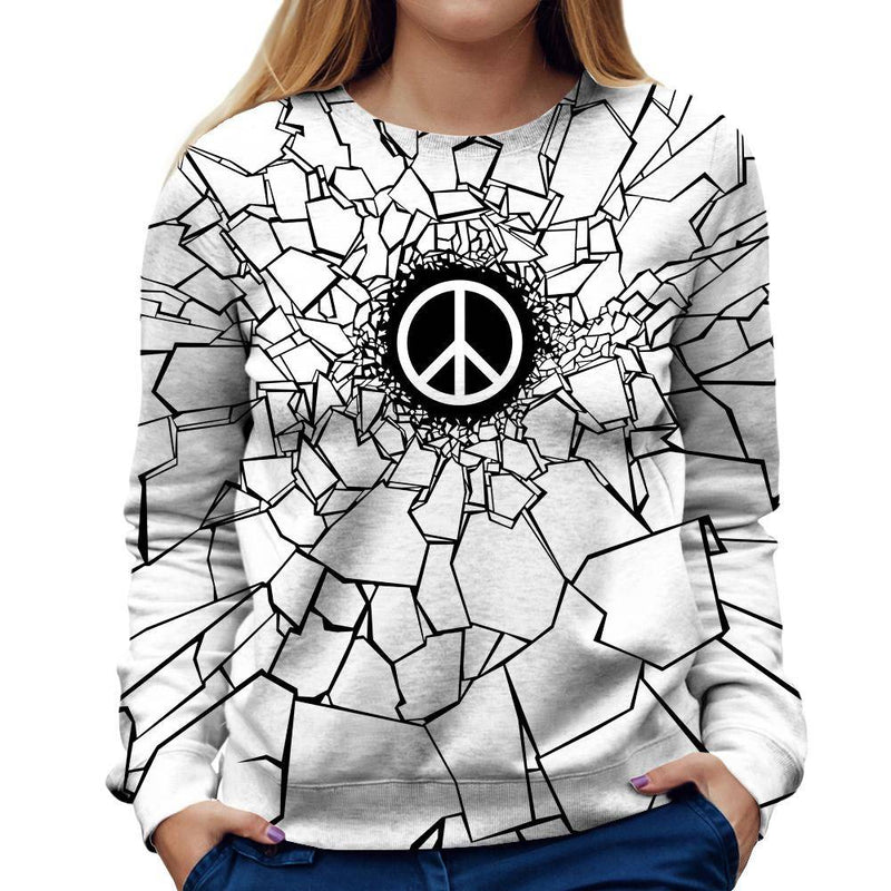 Peace Womens Sweatshirt