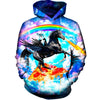 Puppy Riding Pegasus Hoodie