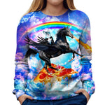 Pegasus Womens Sweatshirt