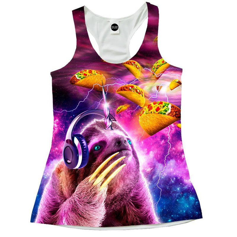 Unicorn Sloth Racerback