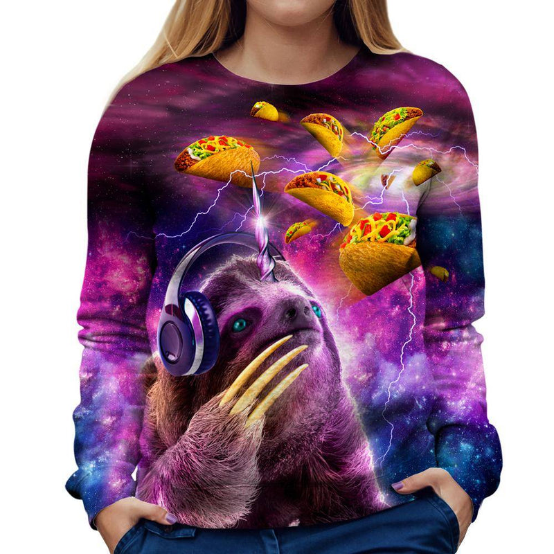 Sloth Womens Sweatshirt