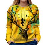 Deer Womens Sweatshirt