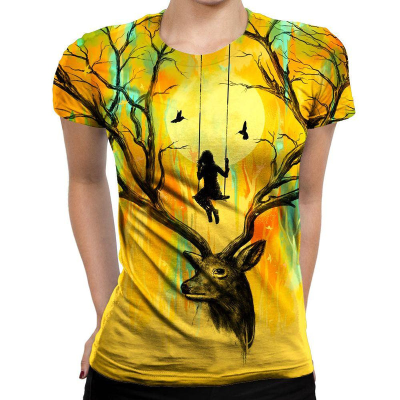 Deer Womens T-Shirt
