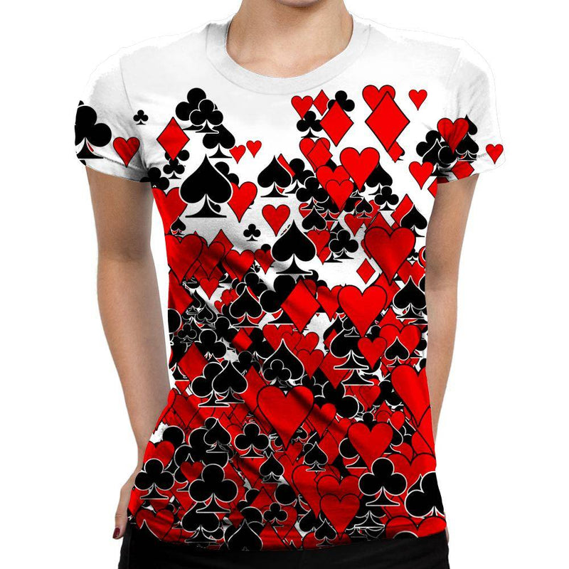 Cards Womens T-Shirt