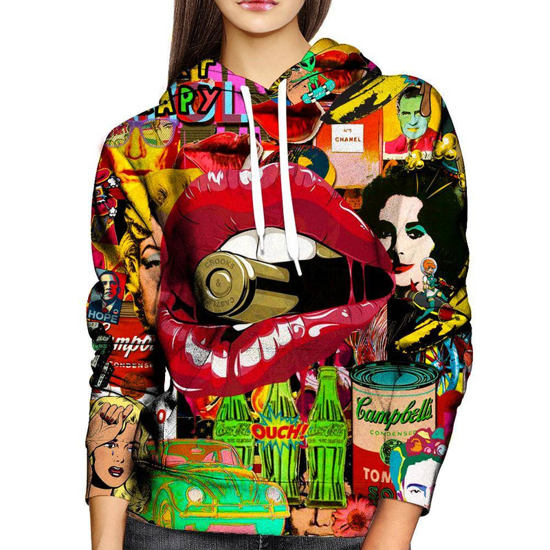 Pop Art Womens Hoodie