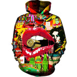 Pop Art Therapy Womens Hoodie