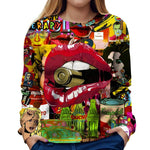 Pop Art  Womens Sweatshirt
