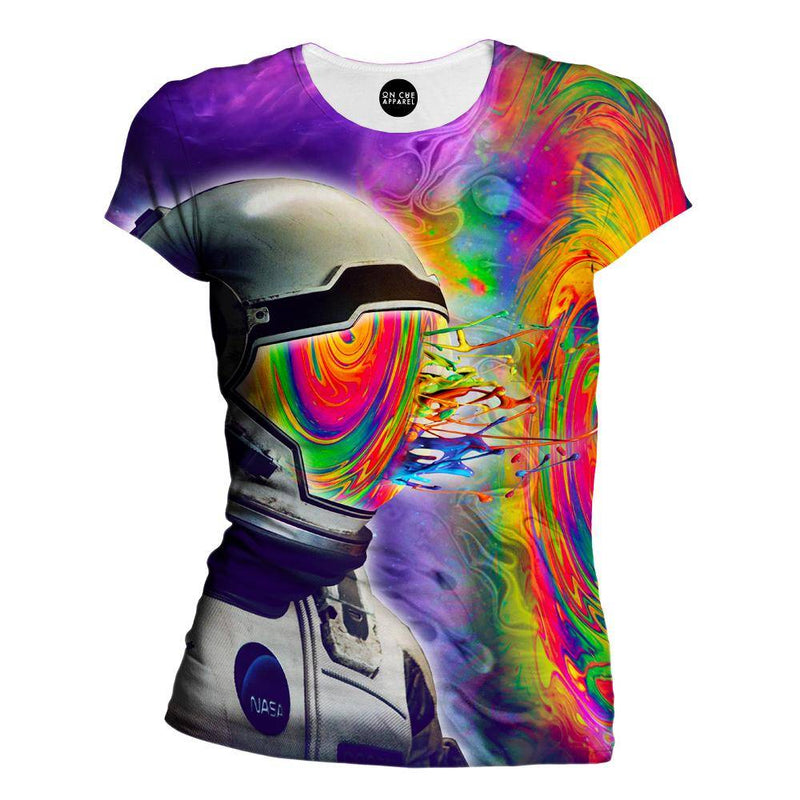 Astronaut Portal Womens T-Shirt