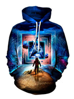 Astronaut Portal To The Beyond Womens Hoodie