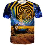 Astronaut Yellow Portal T-Shirt