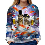 Kitty Womens Sweatshirt