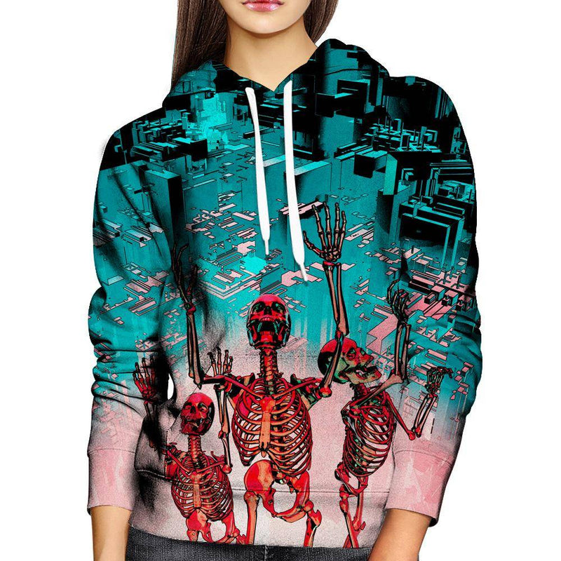 Skull Womens Hoodie