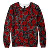 Red Rose Womens Sweatshirt
