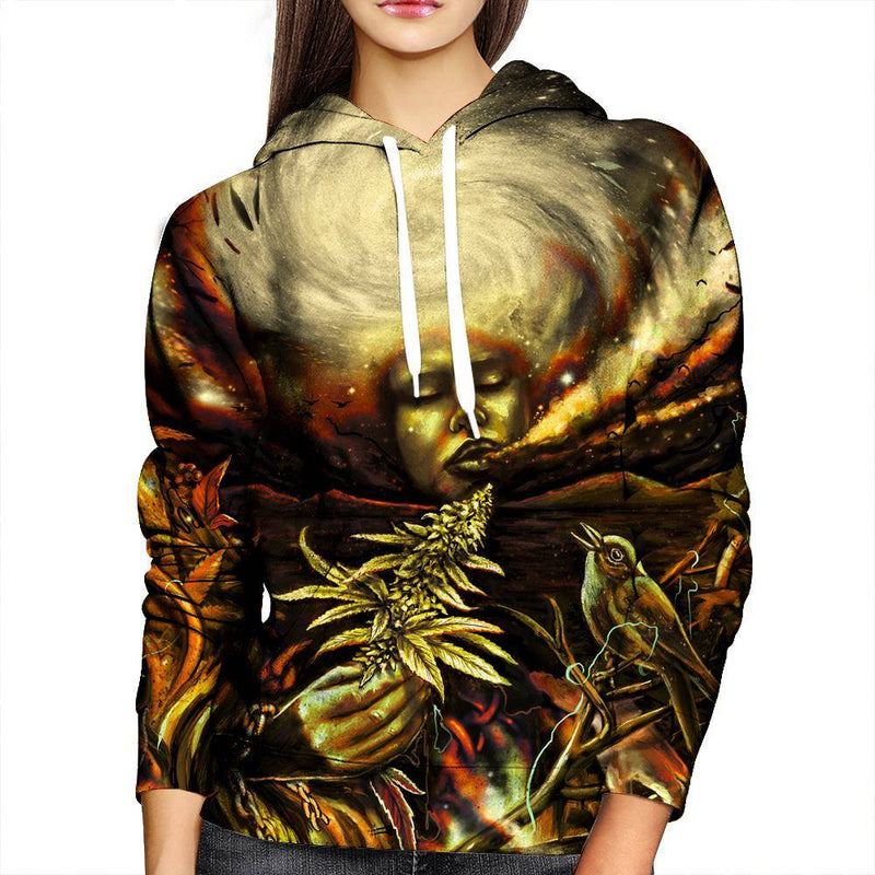 Weed Womens Hoodie