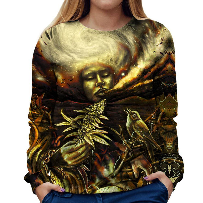 Weed Womens Sweatshirt